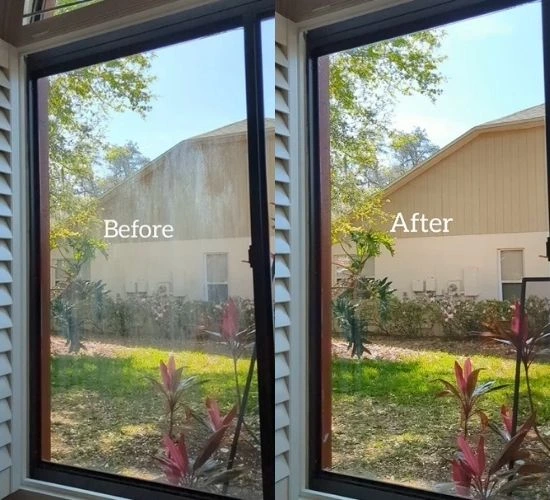full window cleaned